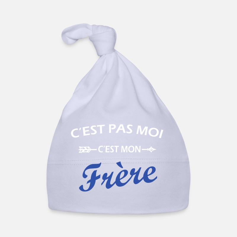 C'est pas moi c'est mon Frère - Tshirt ado humour Bonnet bio Bébé