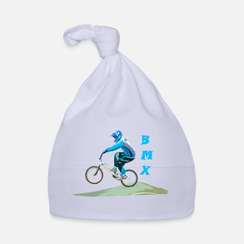 bmx - Bonnet bio Bébé - ciel