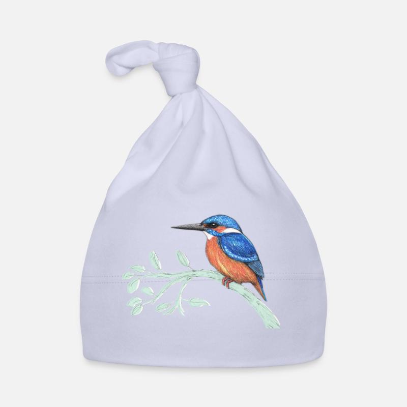 Der Eisvogel - Baby Bio-Mütze - Sky