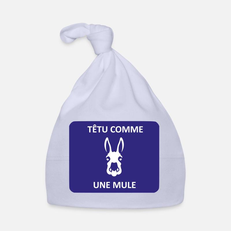 Têtu comme une mule Bonnet bio Bébé