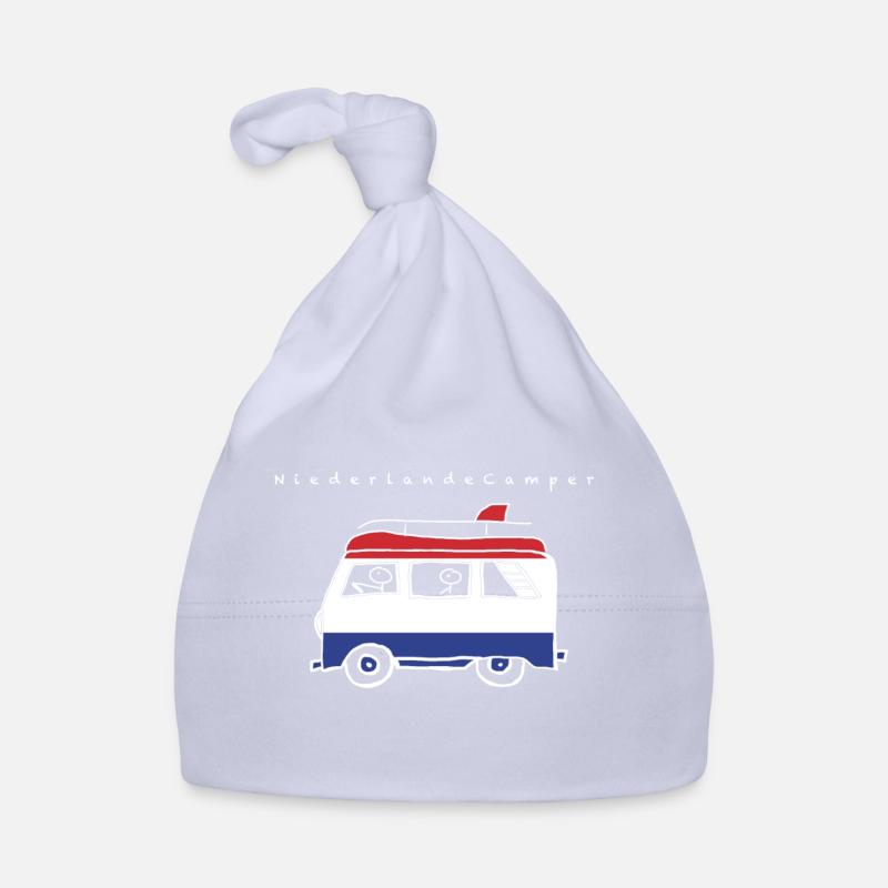 Pays-BasCampers - Bonnet bio Bébé - ciel