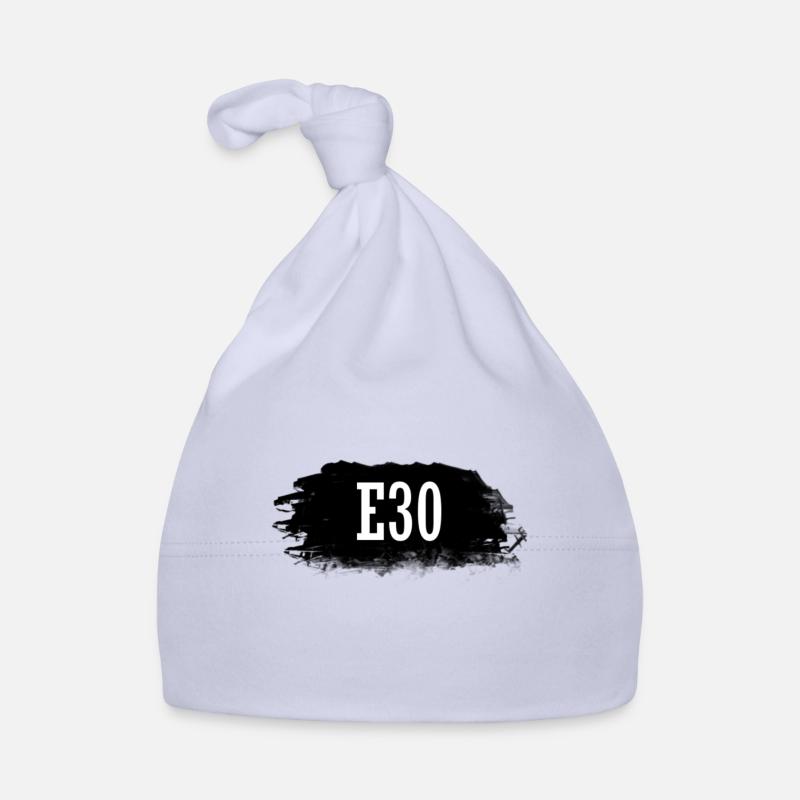 E30 lettrage noir Bonnet bio Bébé