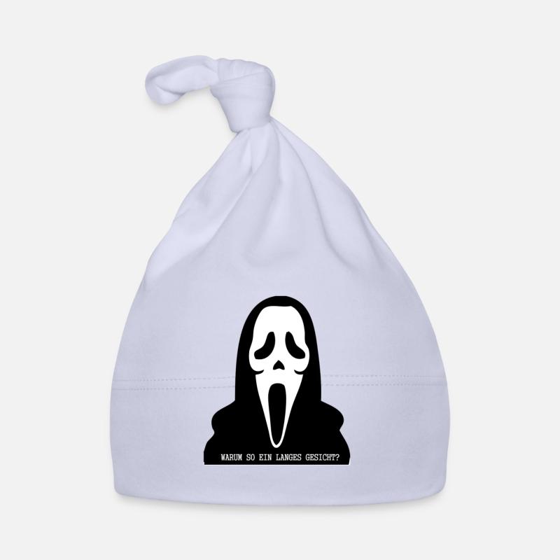 Mème Scream Face Long Bonnet bio Bébé