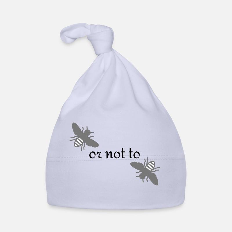 Abeille ou pas abeille - Bonnet bio Bébé - ciel