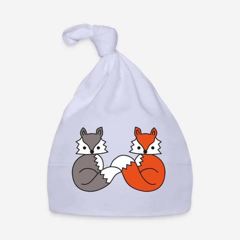 Amis pour toujours - Bonnet bio Bébé - ciel