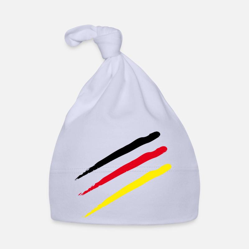 Germany Stripe Scratch Marks Organic Baby Cap