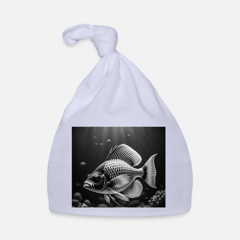 Poisson fish noir Bonnet bio Bébé