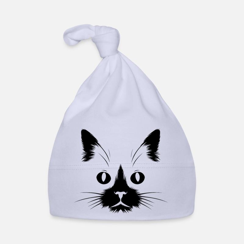 Chat, Motif De Chat Bonnet bio Bébé