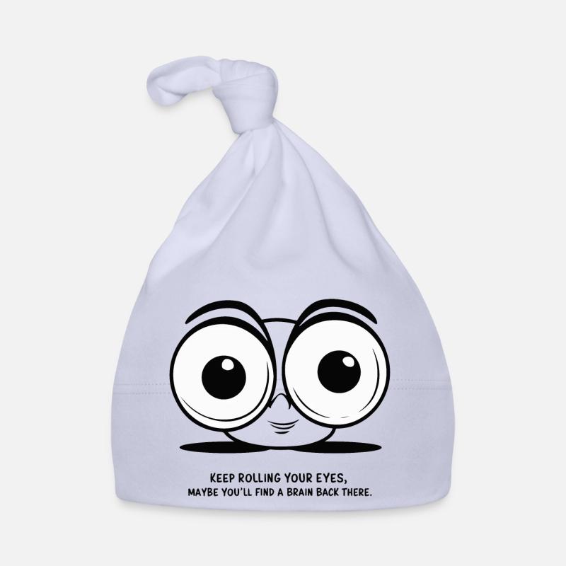 KEEP ROLLING YOUR EYES Organic Baby Cap