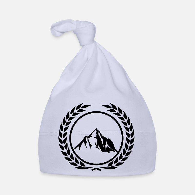 Couronne de montagnes - Bonnet bio Bébé - ciel
