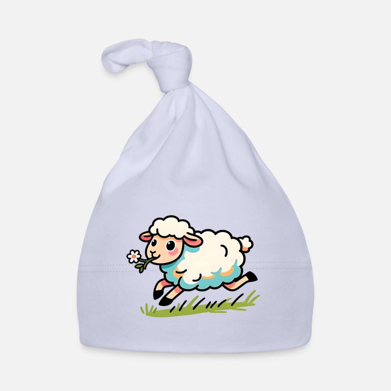 Agneau mouton dans le pré Bonnet bio Bébé