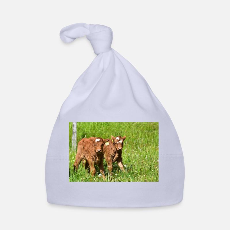 Calves on Eifel meadows Organic Baby Cap