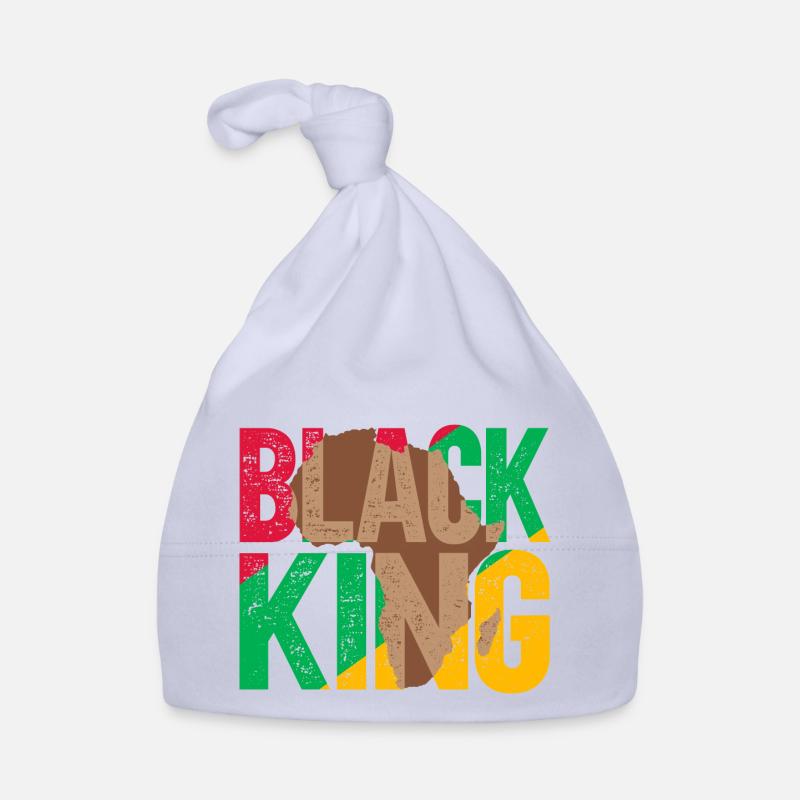 Black King Organic Baby Cap