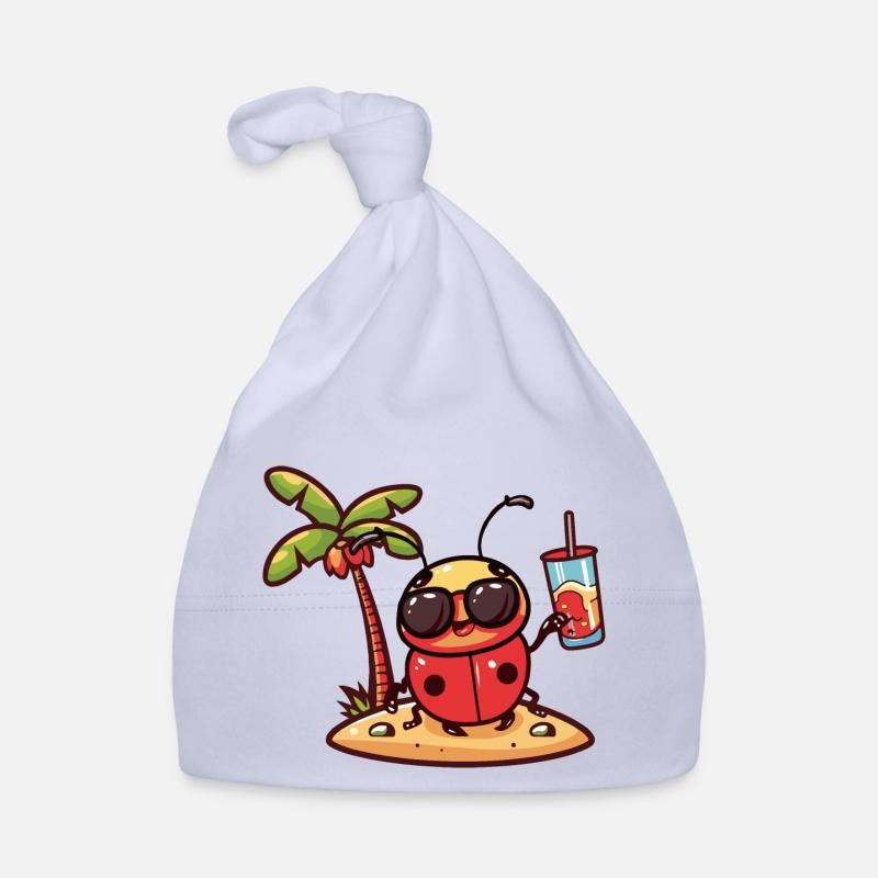 Vacances d’été de coccinelle Bonnet bio Bébé