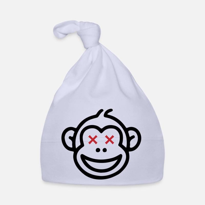 Monkey Party Comic Organic Baby Cap