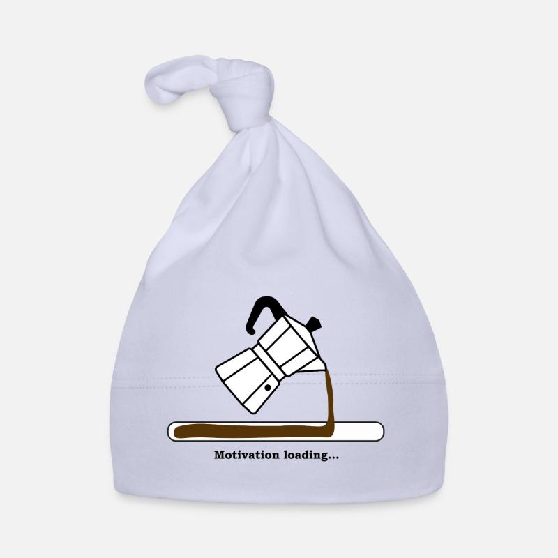 Motivation Loading mit Kaffee Baby Bio-Mütze