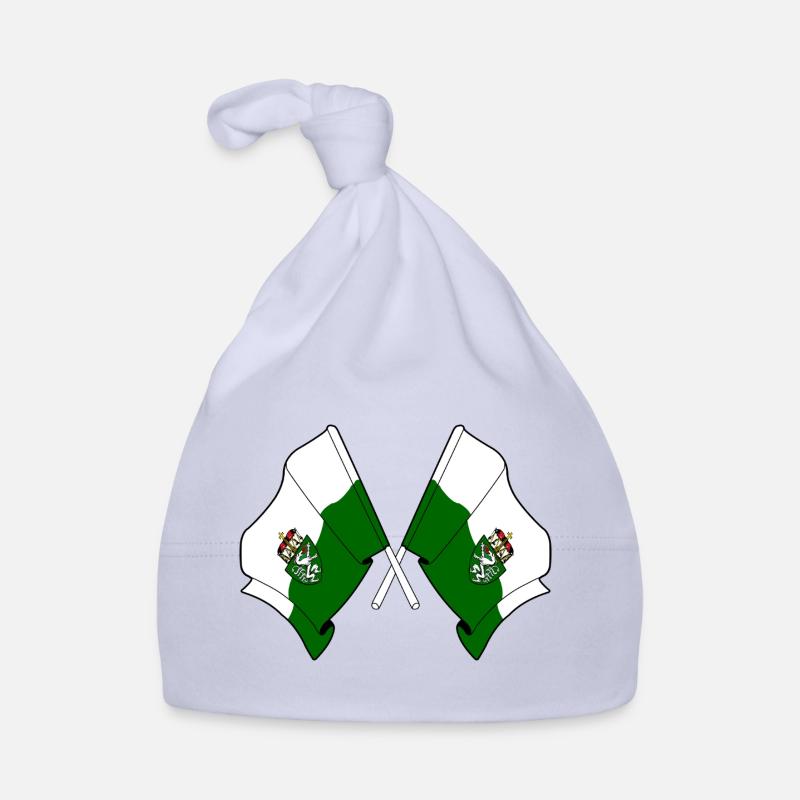 Drapeaux croisés de la Styrie Bonnet bio Bébé