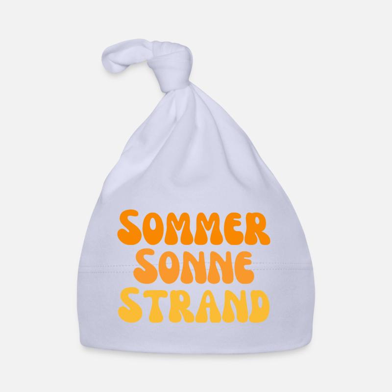 Nectarine de plage de soleil d’été Bonnet bio Bébé