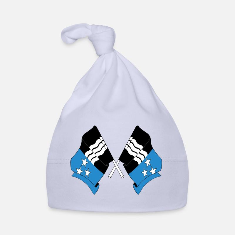 Deux drapeaux de l’Argovie, Suisse Bonnet bio Bébé