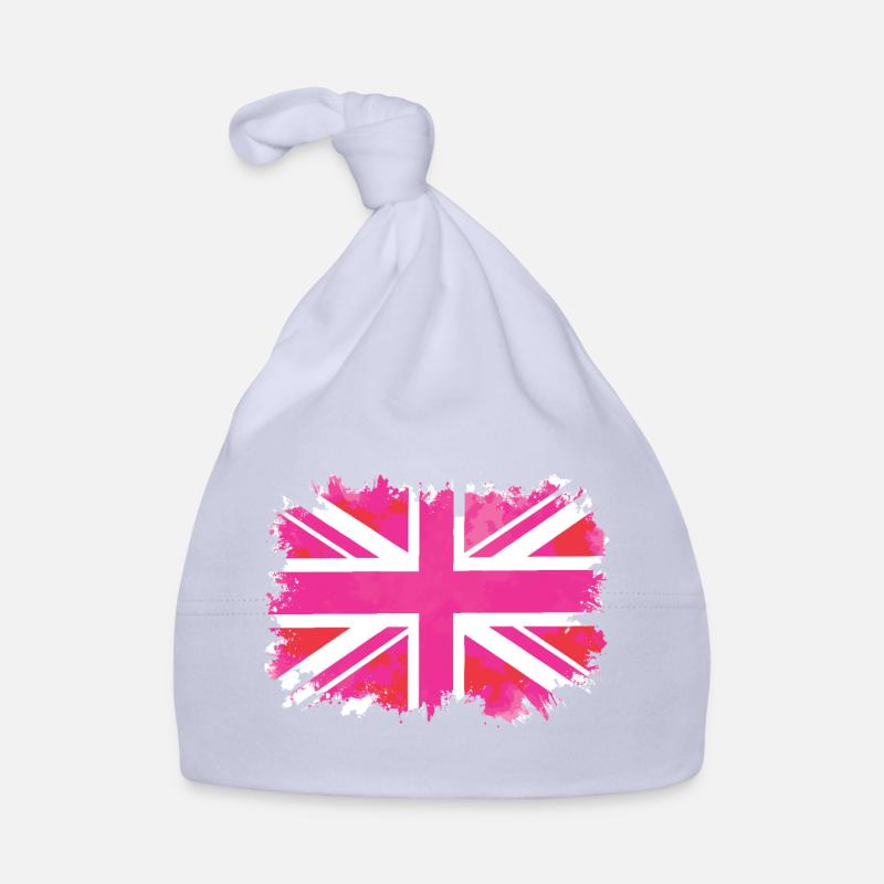 Union Jack rose Bonnet bio Bébé