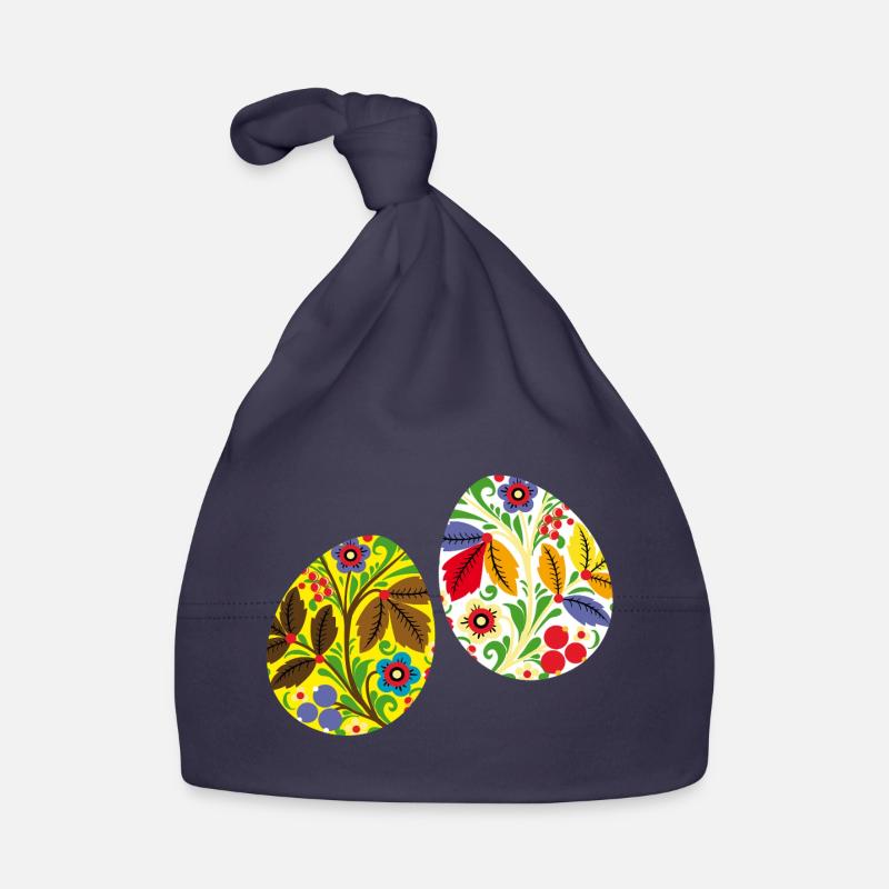 Easter eggs Organic Baby Cap