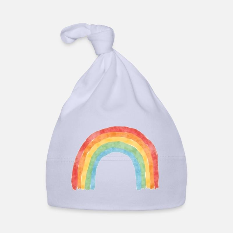 Regenbogen Baby Bio-Mütze