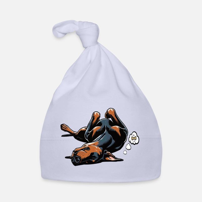 Doberman Doberman Propriétaire Doberman Lovers Bonnet bio Bébé