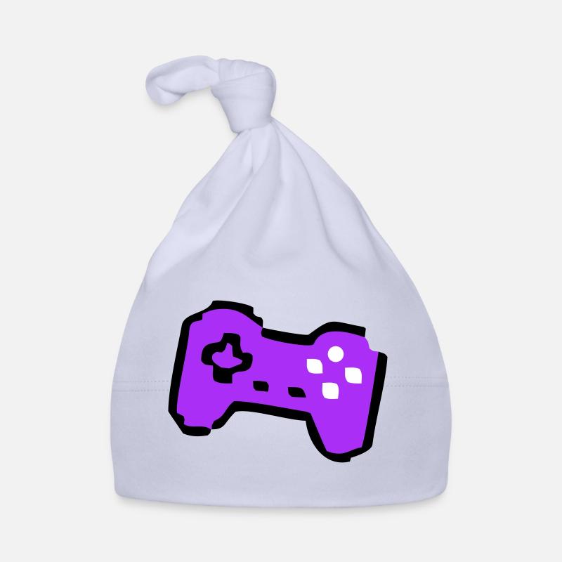 Weird Retro Controller Gamer Organic Baby Cap