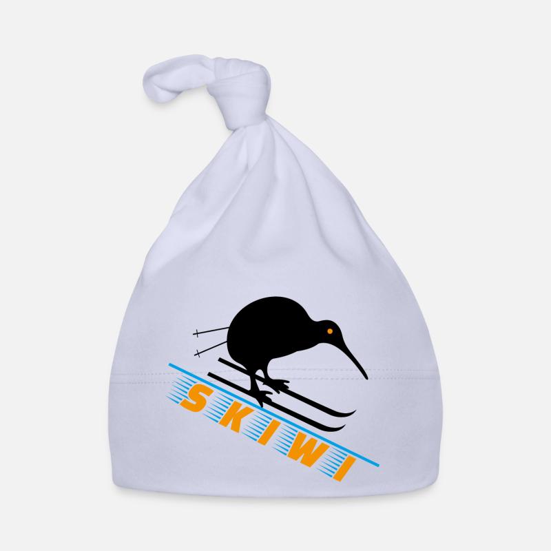 Neuseeland Skiwi hell 01 Baby Bio-Mütze