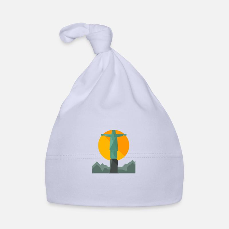 Brésil Rio de Janeiro - Bonnet bio Bébé - ciel