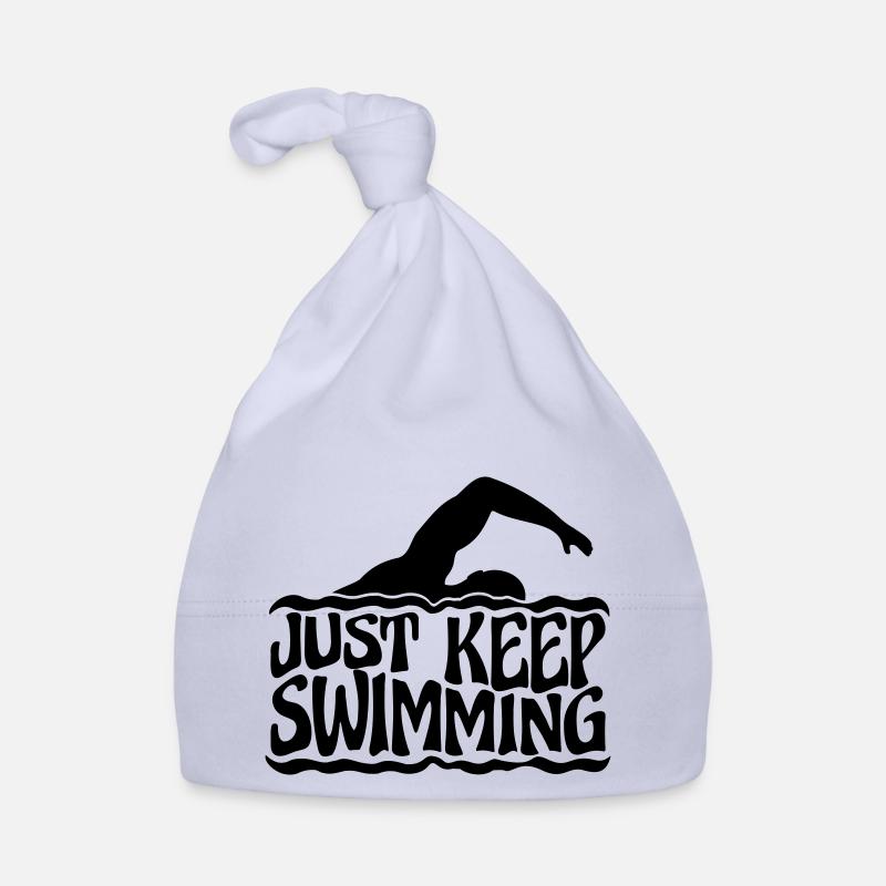 Continuez simplement à nager Bonnet bio Bébé