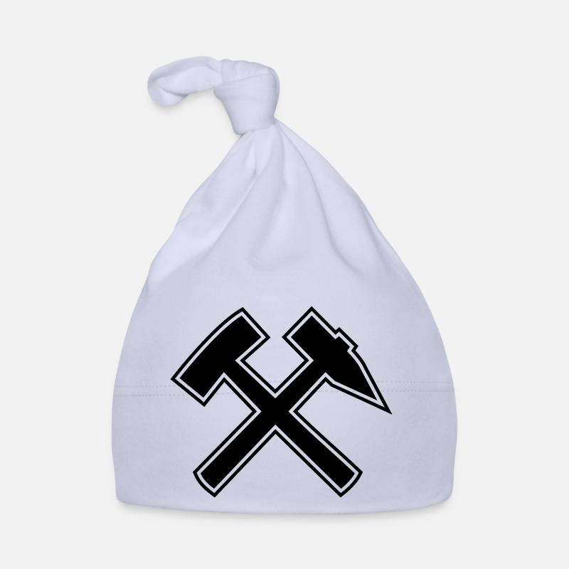 Schlaegel Eisen Kontur Baby Bio-Mütze