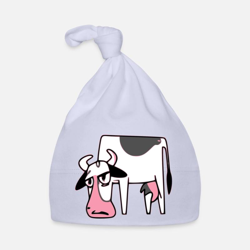Elise the embittered cow Organic Baby Cap