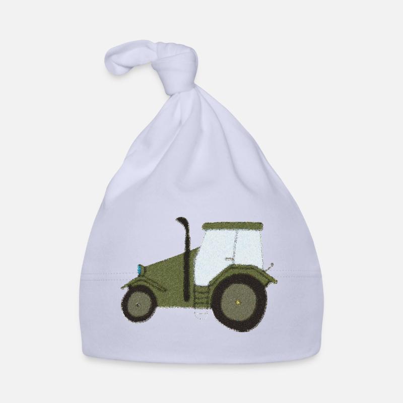 traktor oldtimer impressionismus Baby Bio-Mütze