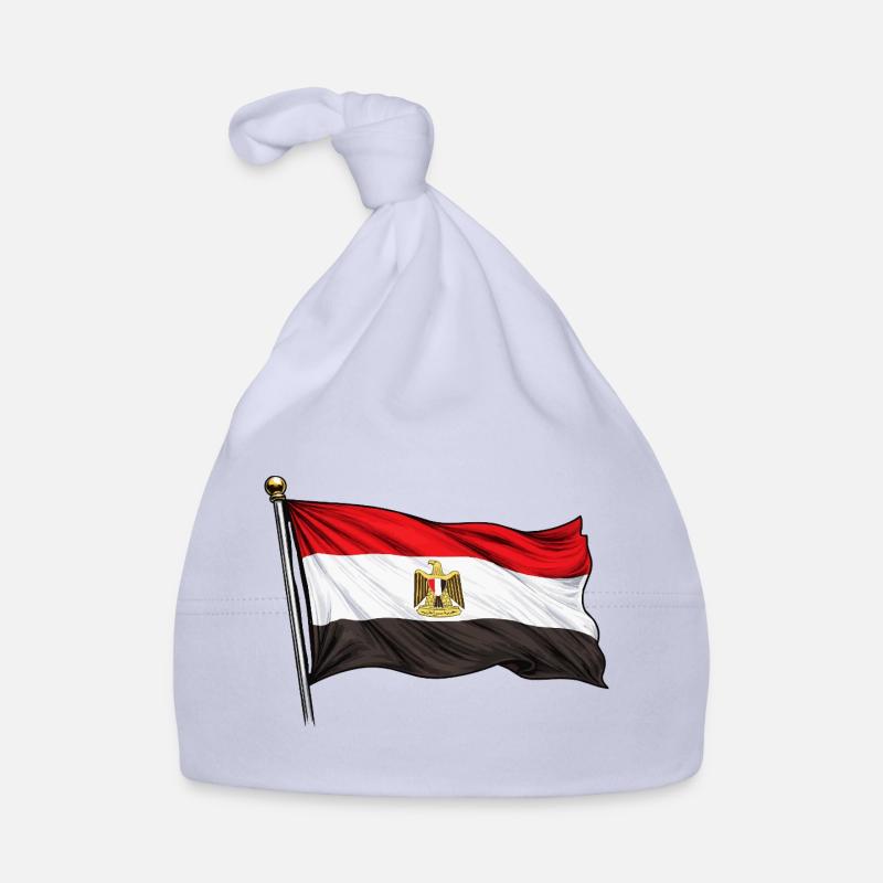 Drapeau égyptien Bonnet bio Bébé