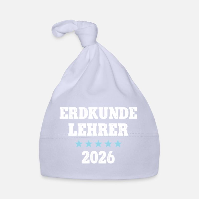 Erdkunde Lehrer 2026 Beruf Studium Lehramt Geo Baby Bio-Mütze
