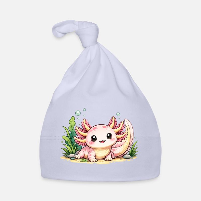 Petite créature - Bonnet bio Bébé - ciel