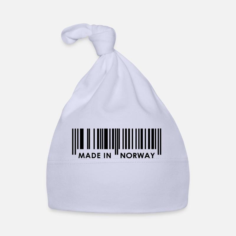 Bar Code "Made in Norway" Organic Baby Cap
