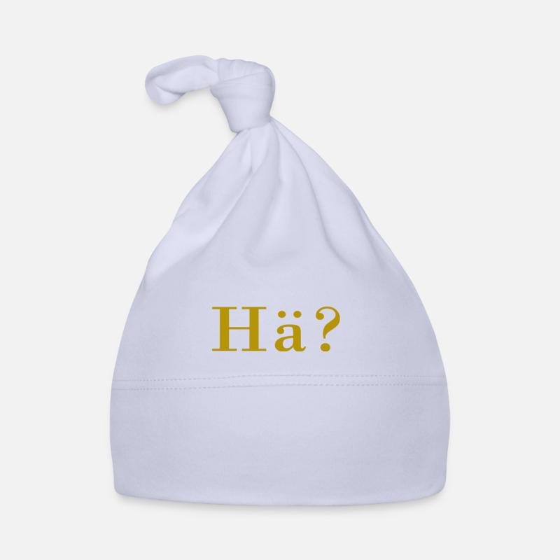 Huh? La question en or. Bonnet bio Bébé