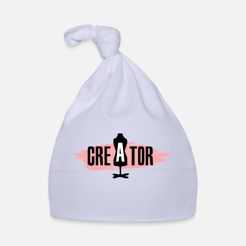 Schöpfer, Gestalter, Modeschöpfer, Modedesigner - Baby Bio-Mütze - Sky