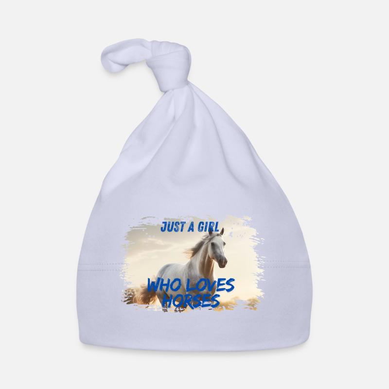 Liebe zu Pferden Baby Bio-Mütze
