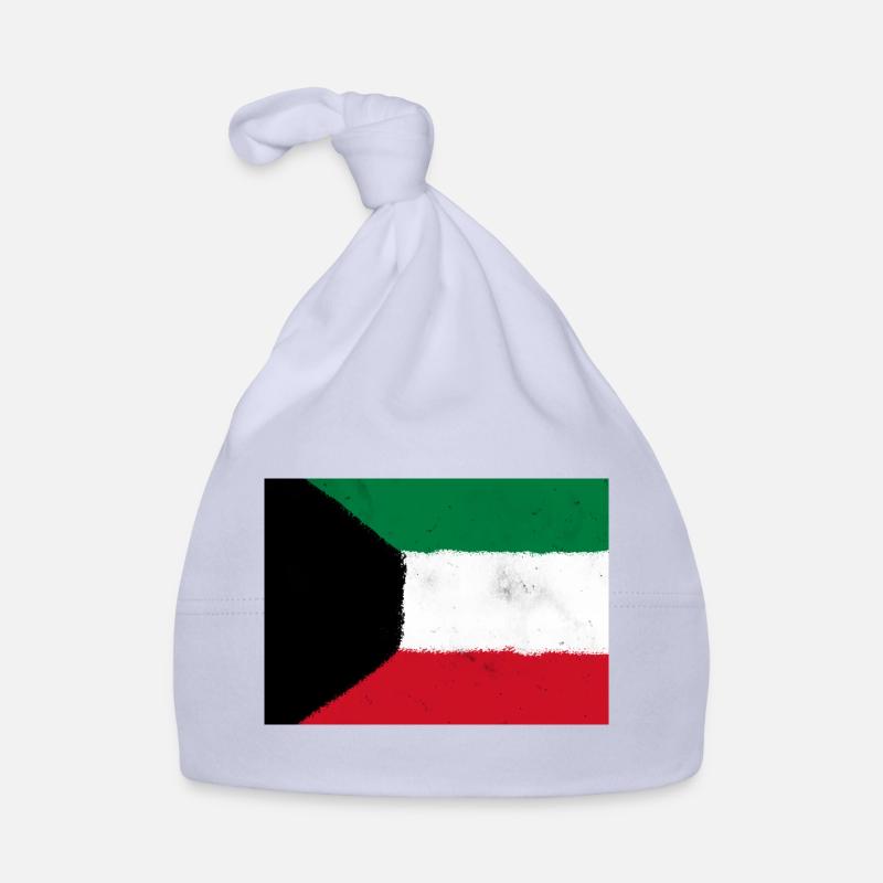 Drapeau du Koweït Bonnet bio Bébé