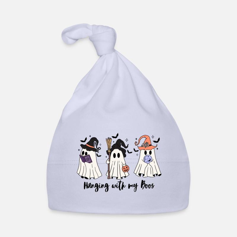 🧙‍♀️ Witchy Ghost Squad – Spooky & Cute 👻 Baby Bio-Mütze