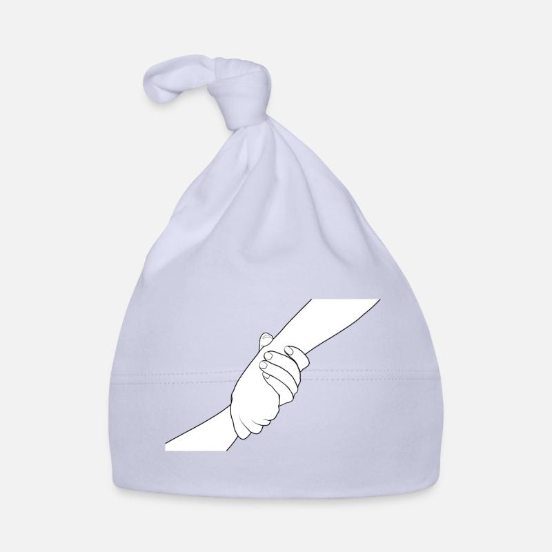 Les Mains de la Connexion - Bonnet bio Bébé - ciel