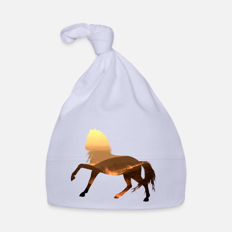 Pferd Baby Bio-Mütze