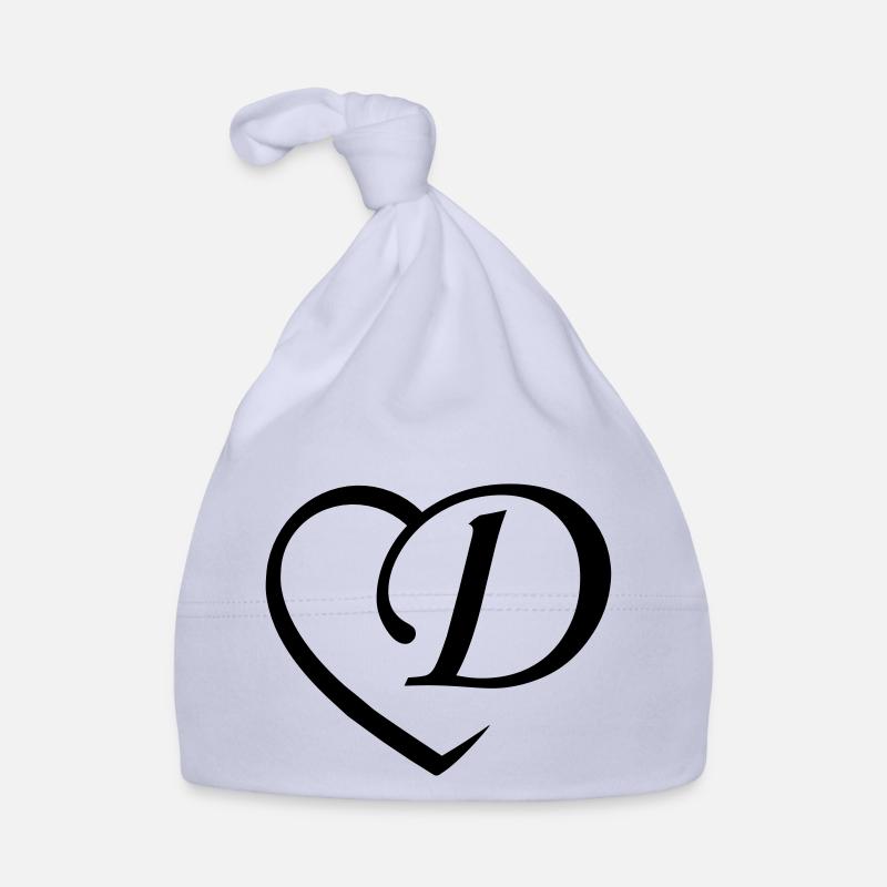 Love letter D. Organic Baby Cap