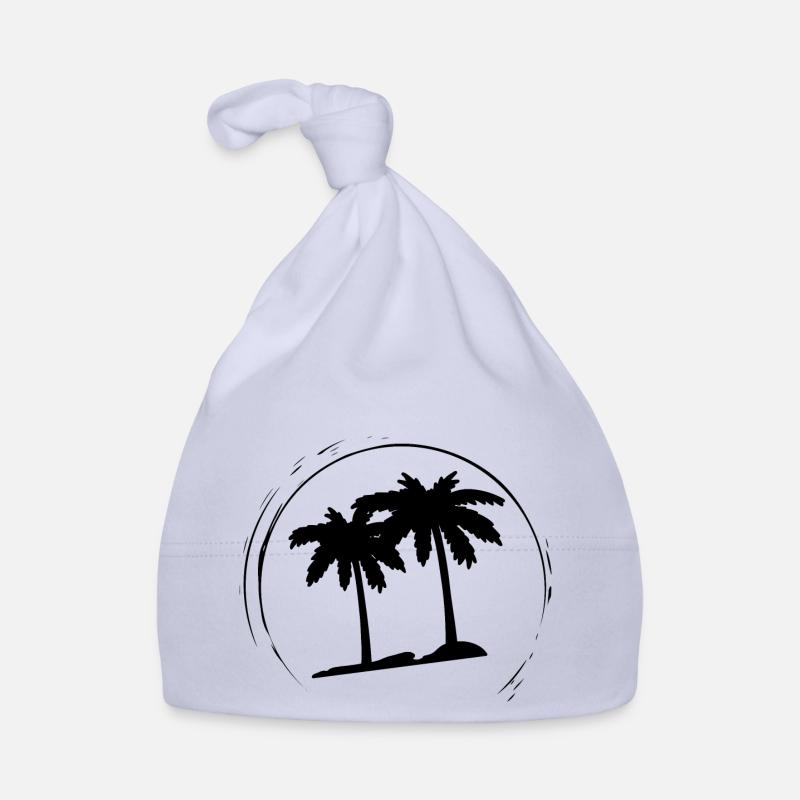 Palmen Baby Bio-Mütze