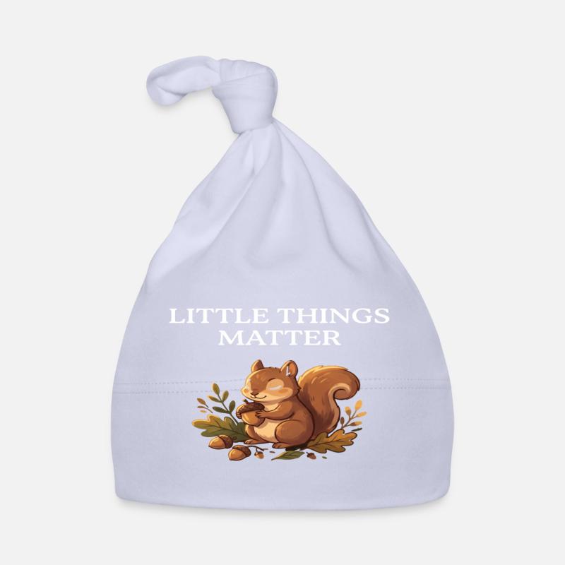 Kleine Dinge zählen Eichhörnchen-Cottagecore-Farm Baby Bio-Mütze