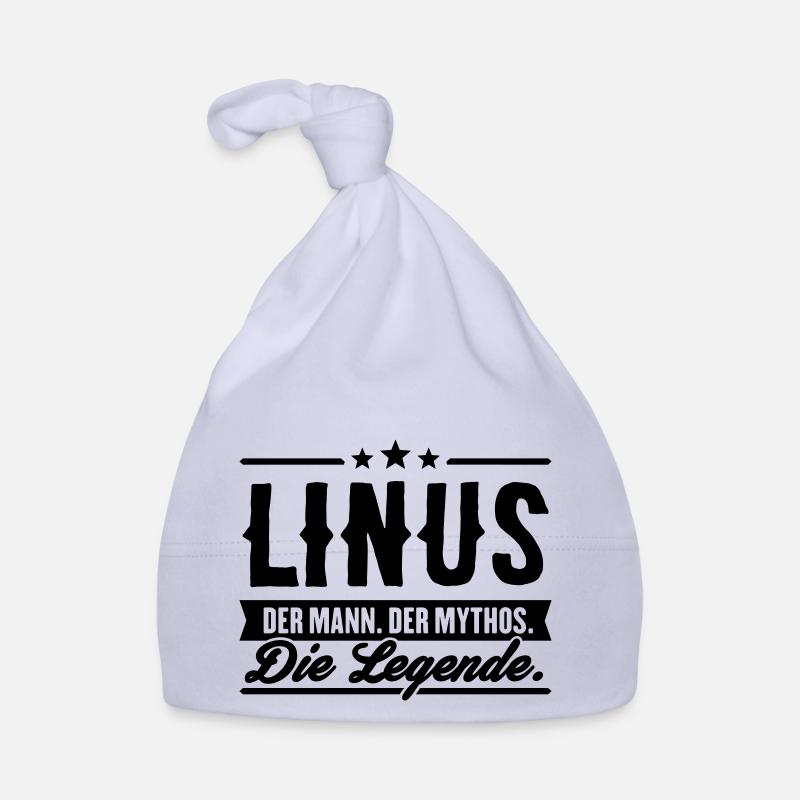 Man Myth Légende Linus - Bonnet bio Bébé - ciel