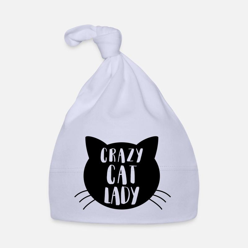 Crazy cat Lady Baby Bio-Mütze
